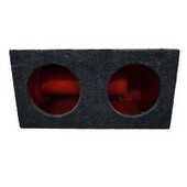 Корпус саб.BOX-102T1,2 (ФИ-труба, чёрный, 2x10", 76л, фанера), SB-BOX-102T1-FB