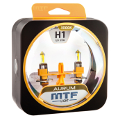 Комплект галогенных ламп MTF H1 12V 55W Aurum